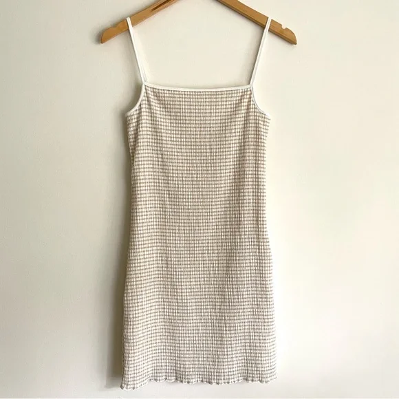 Aritzia Wilfred Jazz Seersucker Tank Mini Dress - Picture 5 of 12